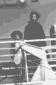 mom and me onboard the ss Groote Beer in Rotterdam